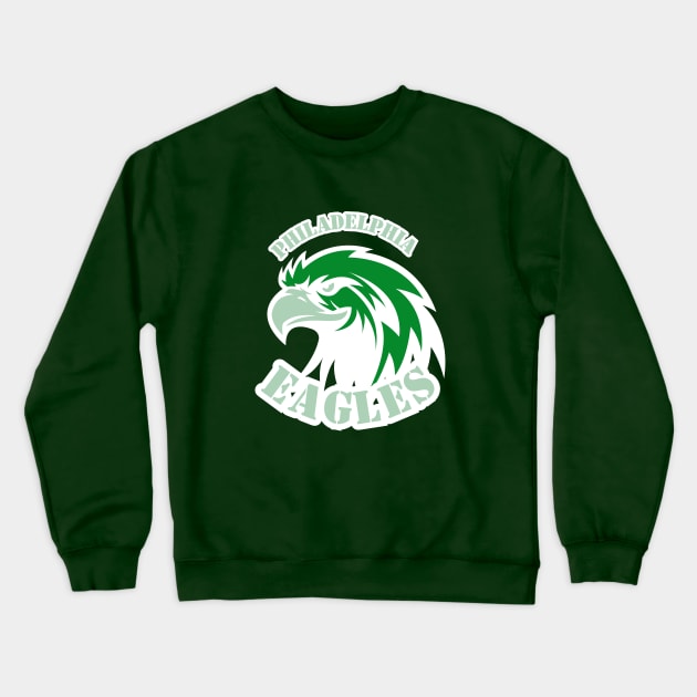 Philadelphia Eagles Crewneck Sweatshirt by Whisky1111